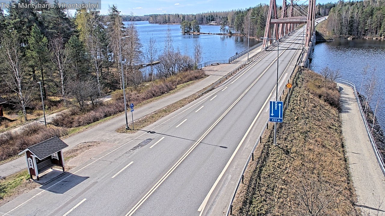 Weather Camera Image Road 5 Mäntyharju, Vihantasalm, Mäntyharju, Etelä-Savo