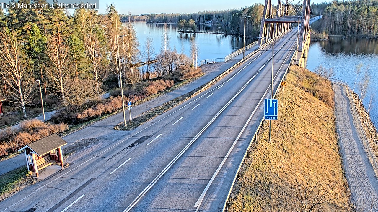 Weather Camera Image Road 5 Mäntyharju, Vihantasalm, Mäntyharju, Etelä-Savo