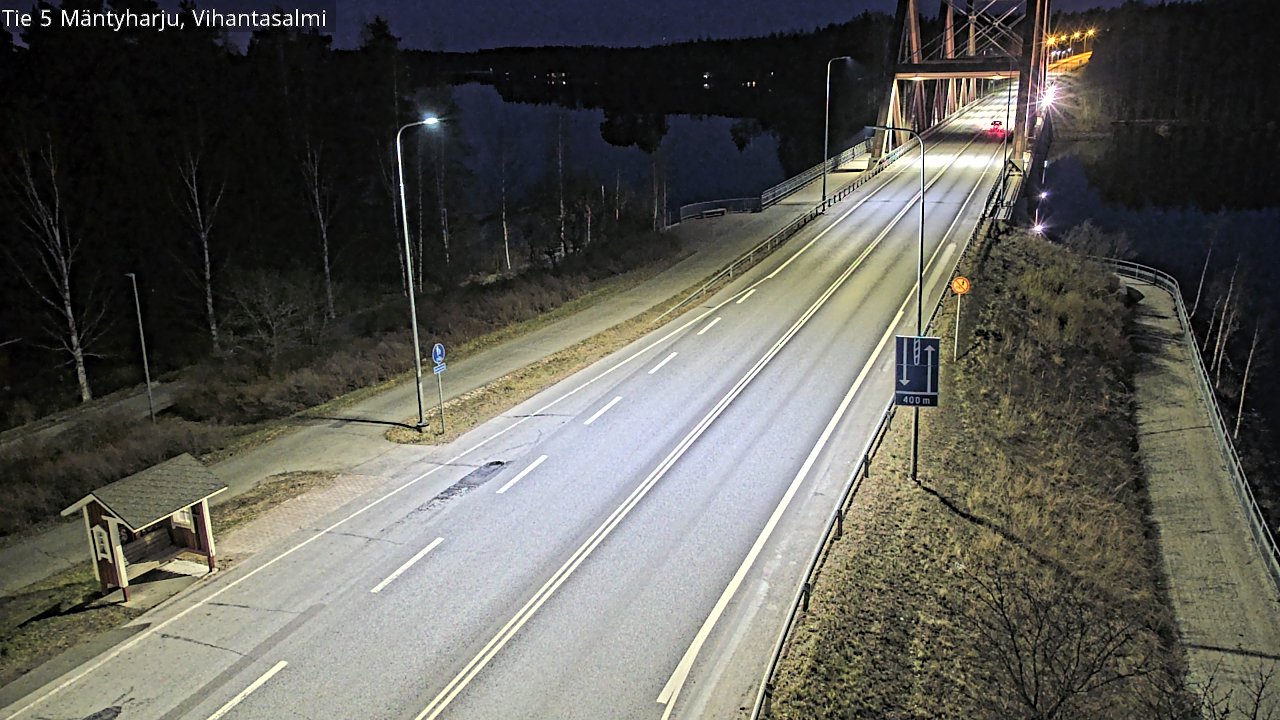 Weather Camera Image Road 5 Mäntyharju, Vihantasalm, Mäntyharju, Etelä-Savo