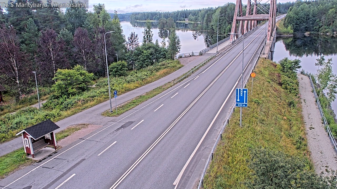 Weather Camera Image Road 5 Mäntyharju, Vihantasalm, Mäntyharju, Etelä-Savo