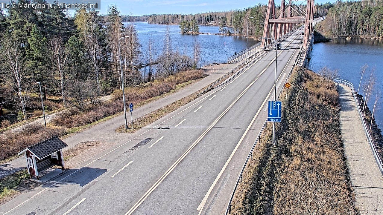 Weather Camera Image Road 5 Mäntyharju, Vihantasalm, Mäntyharju, Etelä-Savo