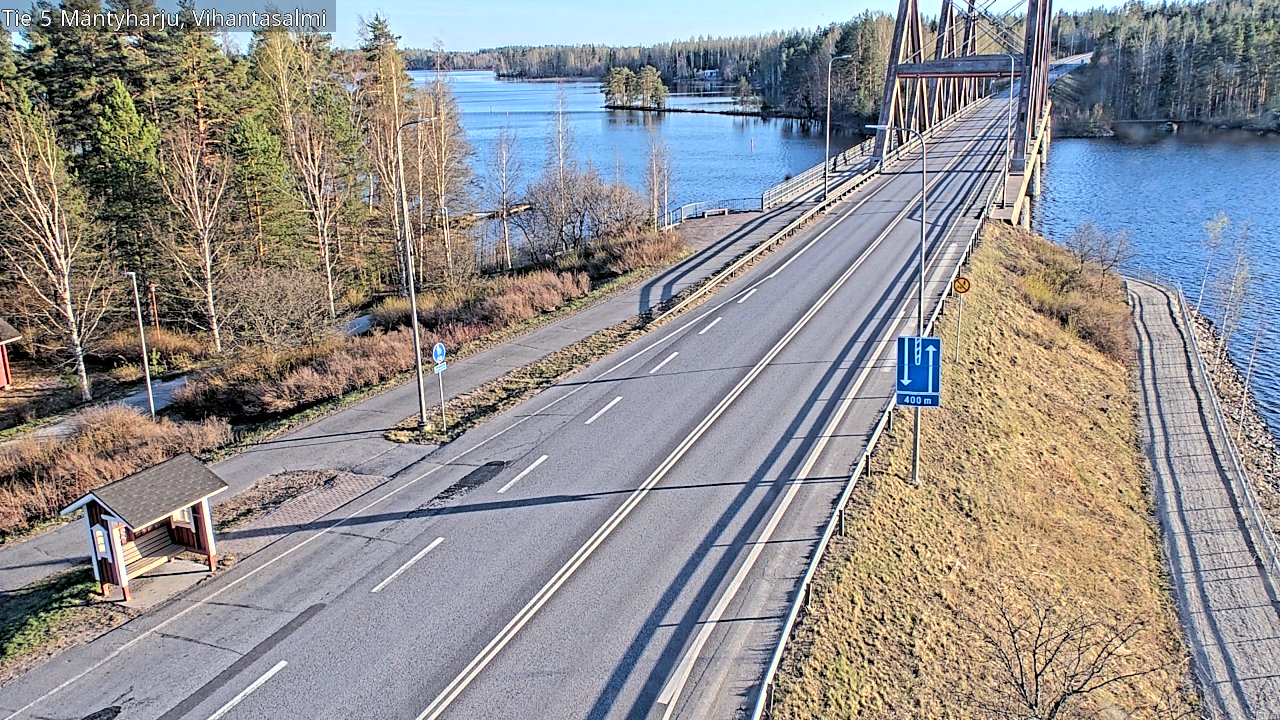 Weather Camera Image Road 5 Mäntyharju, Vihantasalm, Mäntyharju, Etelä-Savo