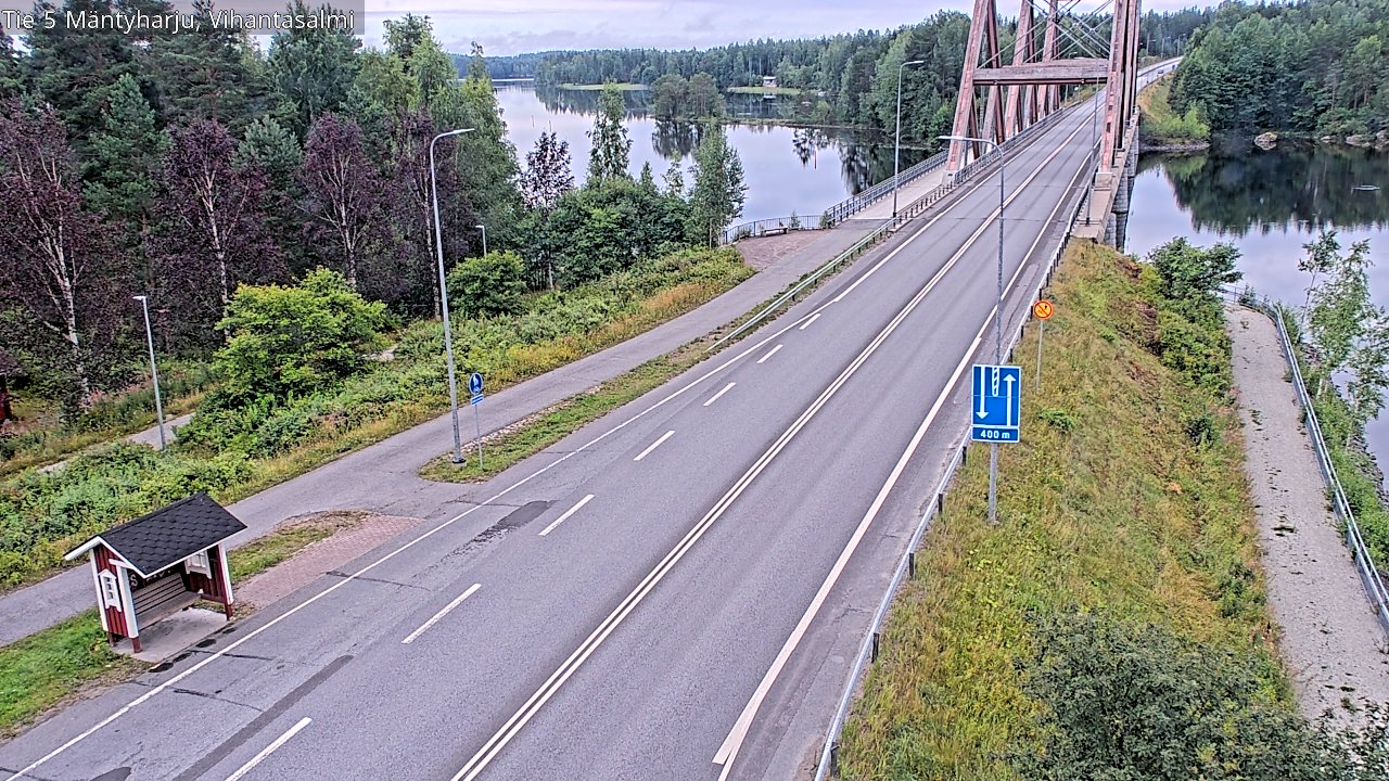 Weather Camera Image Road 5 Mäntyharju, Vihantasalm, Mäntyharju, Etelä-Savo