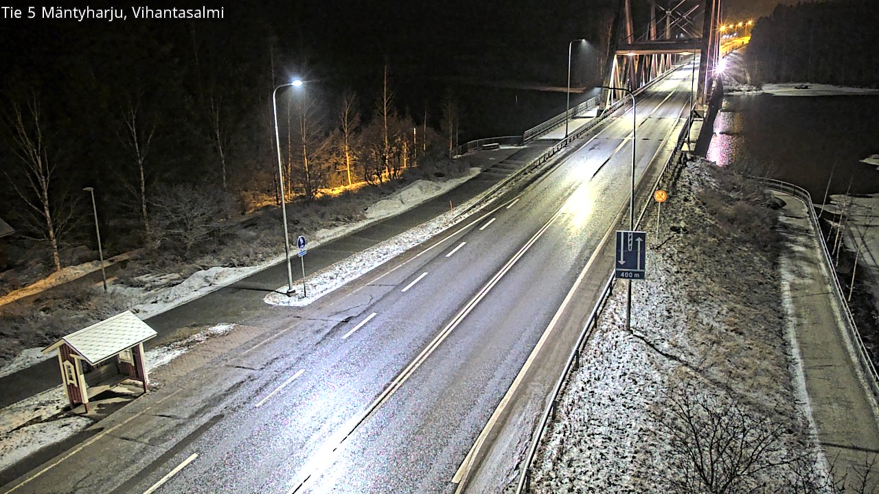 Weather Camera Image Road 5 Mäntyharju, Vihantasalm, Mäntyharju, Etelä-Savo