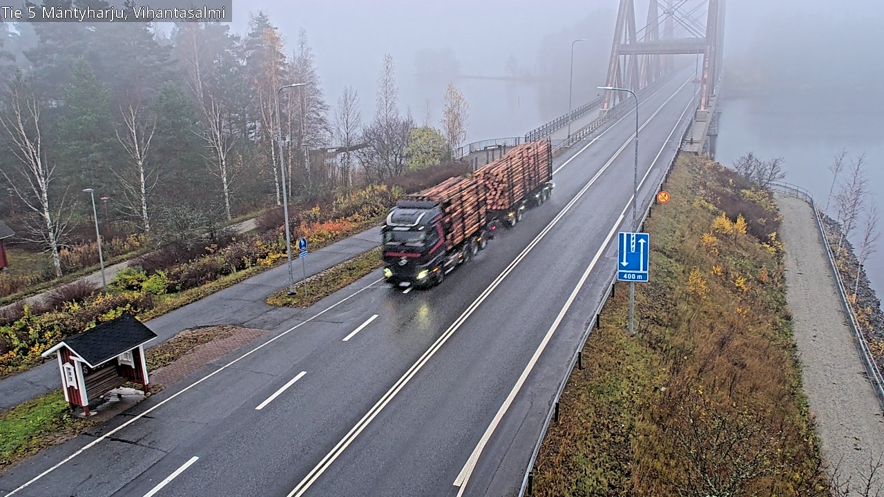 Kelikamerat Kuva Tie 5 Mäntyharju, Vihantasalmi, Mäntyharju, Etelä-Savo
