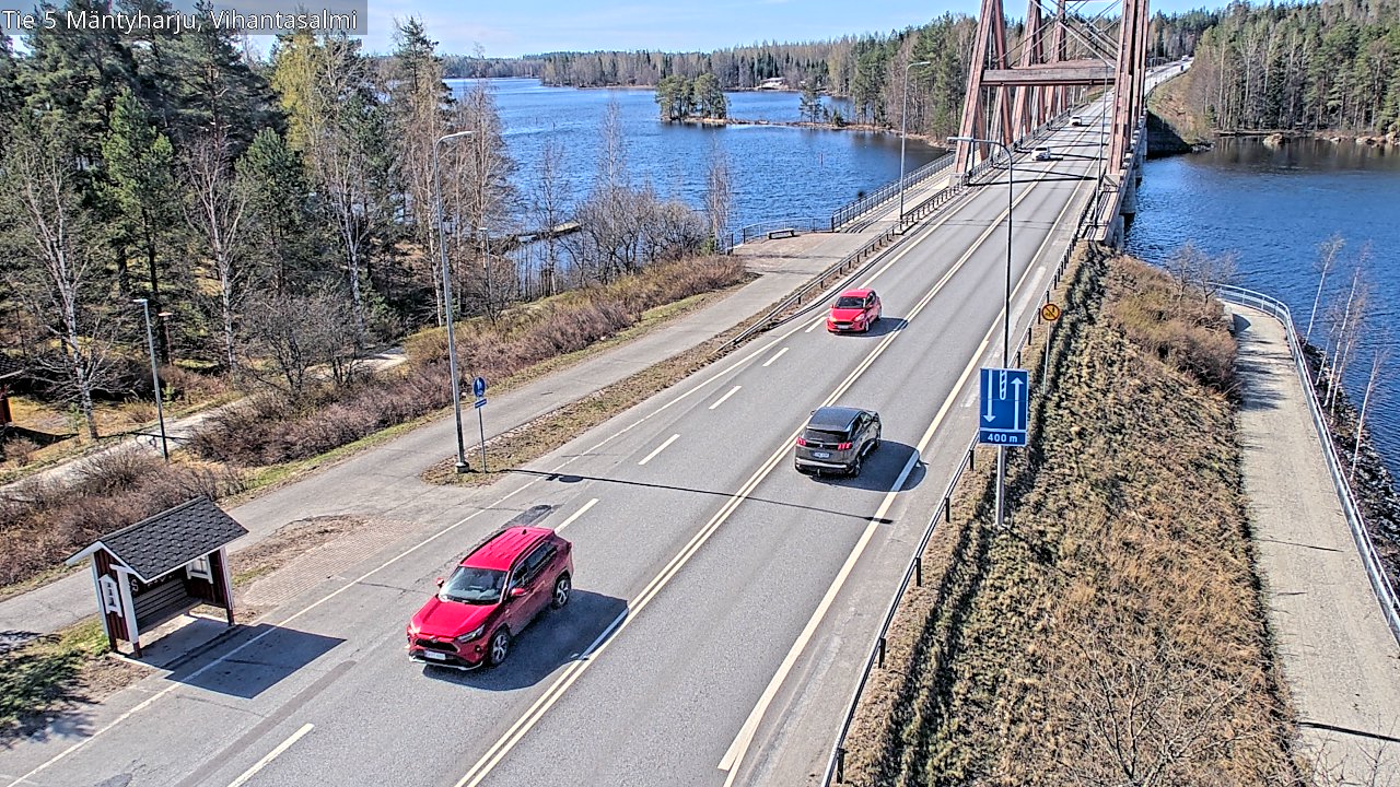 Weather Camera Image Road 5 Mäntyharju, Vihantasalm, Mäntyharju, Etelä-Savo