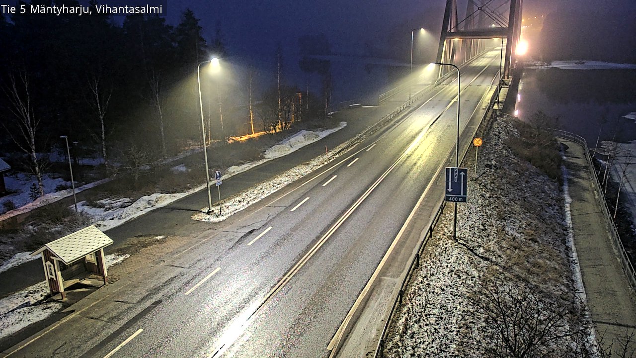 Weather Camera Image Road 5 Mäntyharju, Vihantasalm, Mäntyharju, Etelä-Savo