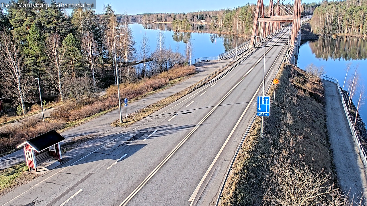 Weather Camera Image Road 5 Mäntyharju, Vihantasalm, Mäntyharju, Etelä-Savo