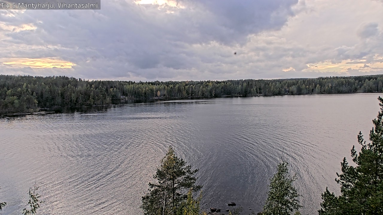 Weather Camera Image Väg 5 Mäntyharju, Vihantasal, Mäntyharju, Etelä-Savo