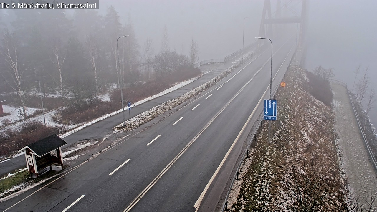 Weather Camera Image Road 5 Mäntyharju, Vihantasalm, Mäntyharju, Etelä-Savo
