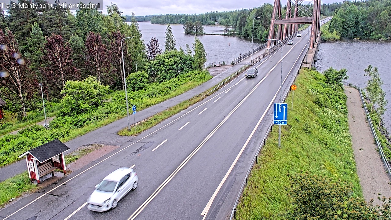Weather Camera Image Road 5 Mäntyharju, Vihantasalm, Mäntyharju, Etelä-Savo