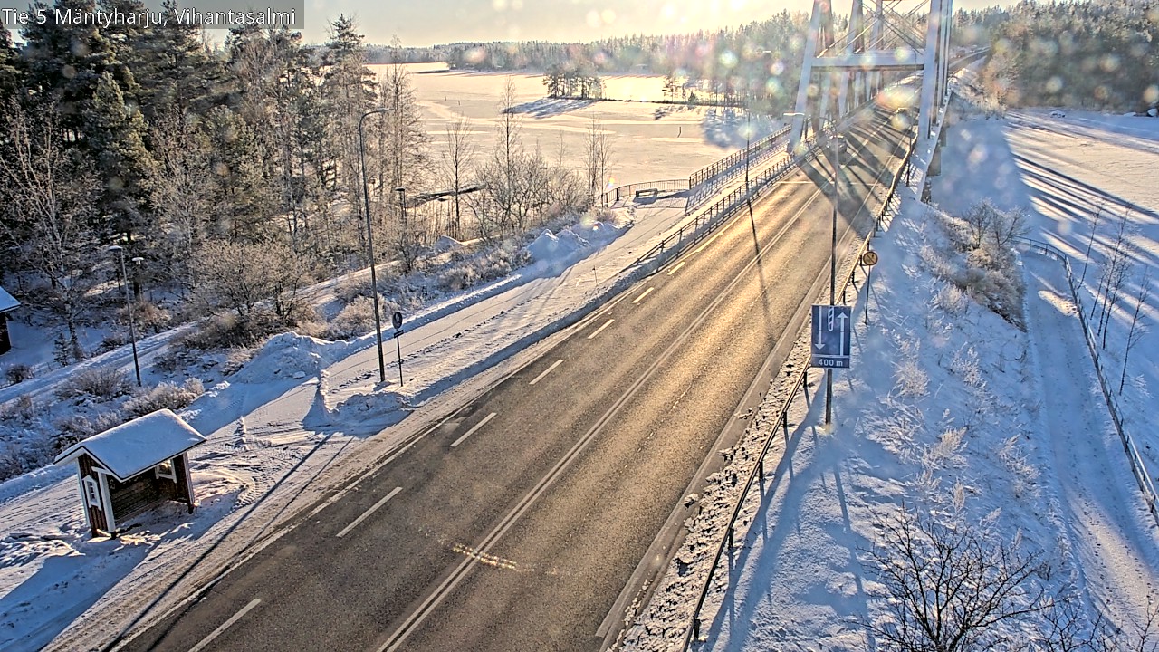 Weather Camera Image Road 5 Mäntyharju, Vihantasalm, Mäntyharju, Etelä-Savo