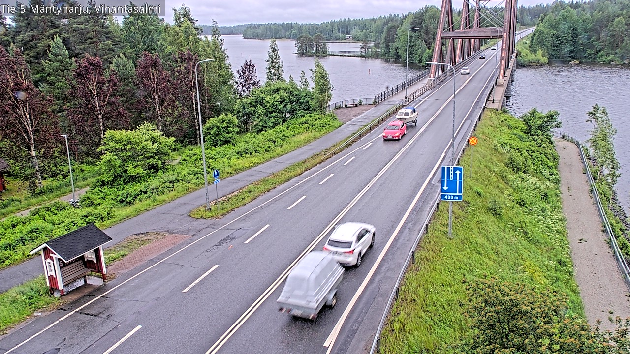 Weather Camera Image Road 5 Mäntyharju, Vihantasalm, Mäntyharju, Etelä-Savo