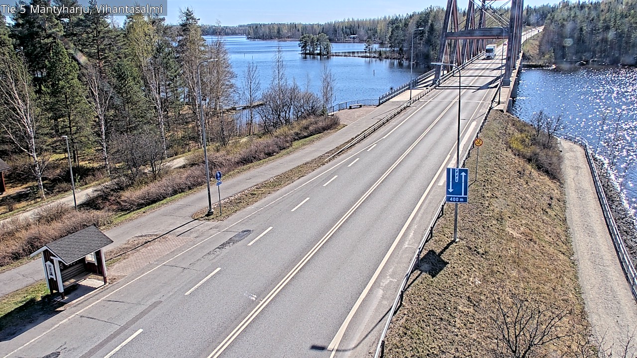 Weather Camera Image Road 5 Mäntyharju, Vihantasalm, Mäntyharju, Etelä-Savo