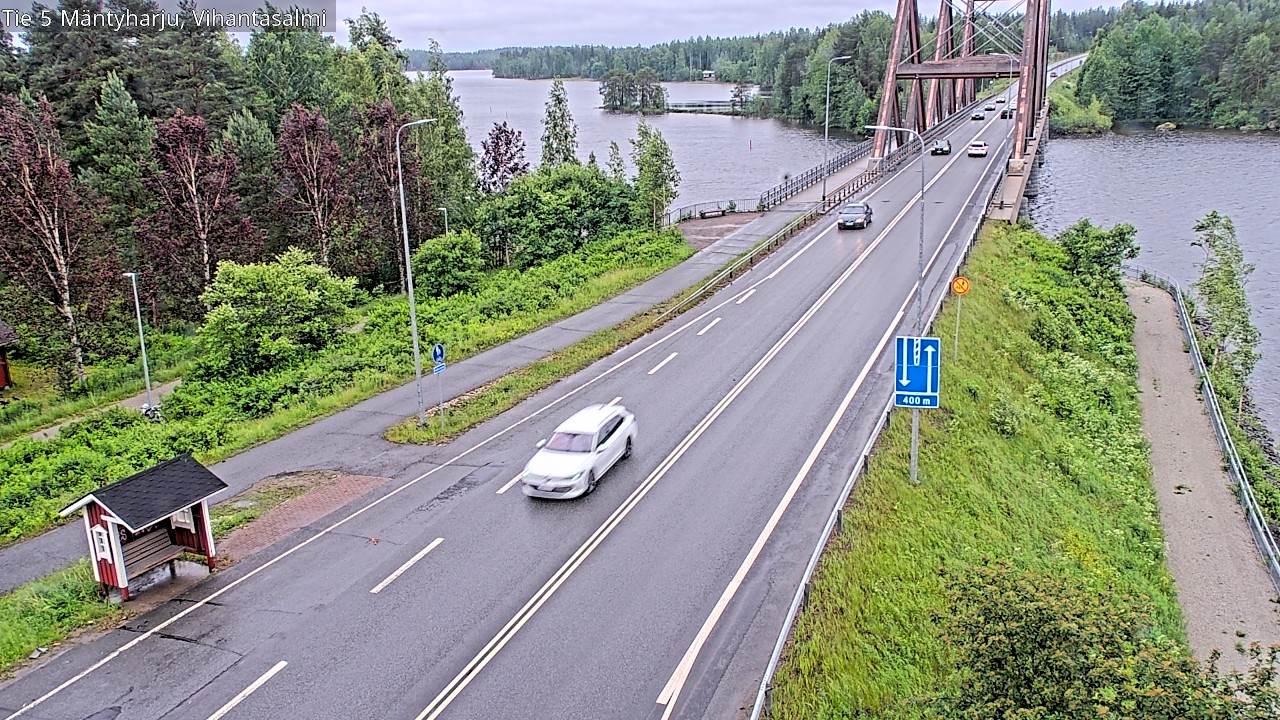 Weather Camera Image Road 5 Mäntyharju, Vihantasalm, Mäntyharju, Etelä-Savo