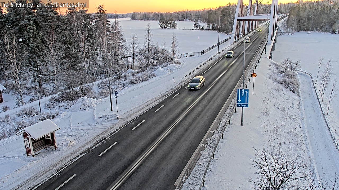 Weather Camera Image Road 5 Mäntyharju, Vihantasalm, Mäntyharju, Etelä-Savo