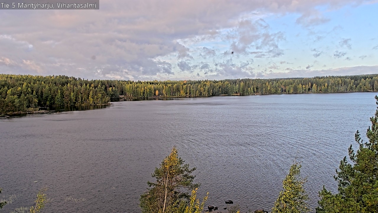Weather Camera Image Väg 5 Mäntyharju, Vihantasal, Mäntyharju, Etelä-Savo