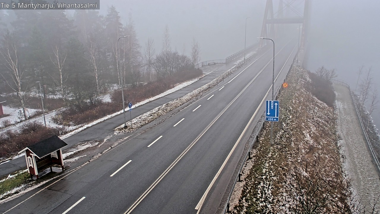 Weather Camera Image Road 5 Mäntyharju, Vihantasalm, Mäntyharju, Etelä-Savo
