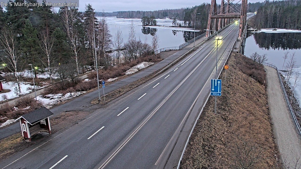 Weather Camera Image Road 5 Mäntyharju, Vihantasalm, Mäntyharju, Etelä-Savo