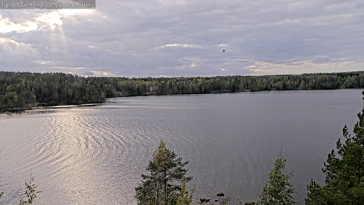 Weather Camera Image Väg 5 Mäntyharju, Vihantasal, Mäntyharju, Etelä-Savo