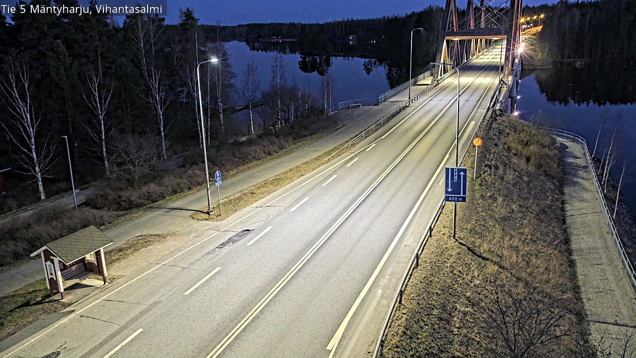Weather Camera Image Road 5 Mäntyharju, Vihantasalm, Mäntyharju, Etelä-Savo