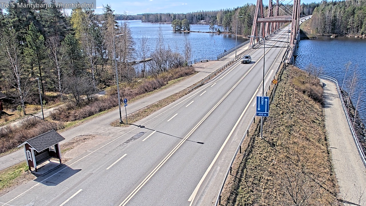 Weather Camera Image Road 5 Mäntyharju, Vihantasalm, Mäntyharju, Etelä-Savo