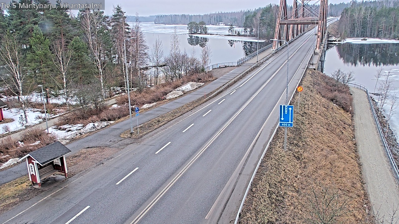 Weather Camera Image Road 5 Mäntyharju, Vihantasalm, Mäntyharju, Etelä-Savo