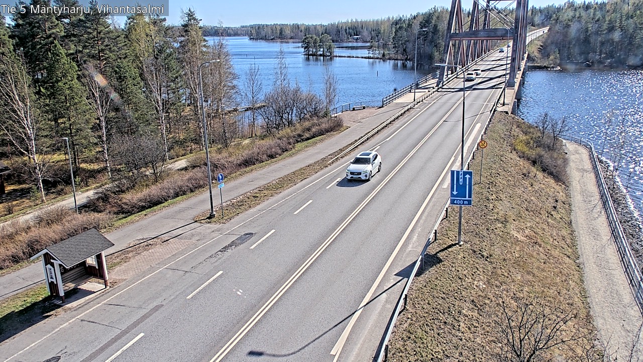 Weather Camera Image Road 5 Mäntyharju, Vihantasalm, Mäntyharju, Etelä-Savo