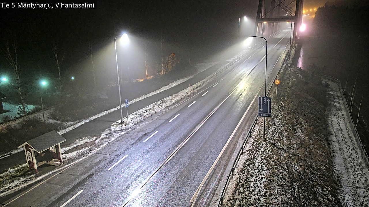 Weather Camera Image Road 5 Mäntyharju, Vihantasalm, Mäntyharju, Etelä-Savo