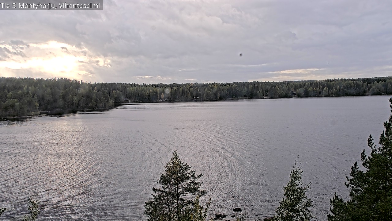 Weather Camera Image Väg 5 Mäntyharju, Vihantasal, Mäntyharju, Etelä-Savo