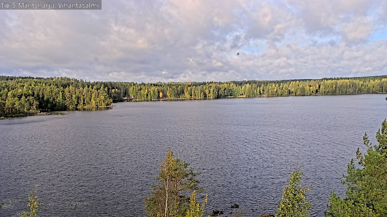 Weather Camera Image Väg 5 Mäntyharju, Vihantasal, Mäntyharju, Etelä-Savo