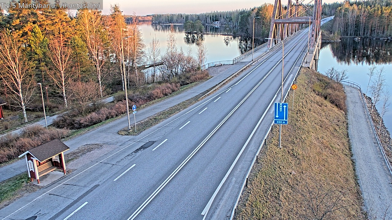 Weather Camera Image Road 5 Mäntyharju, Vihantasalm, Mäntyharju, Etelä-Savo