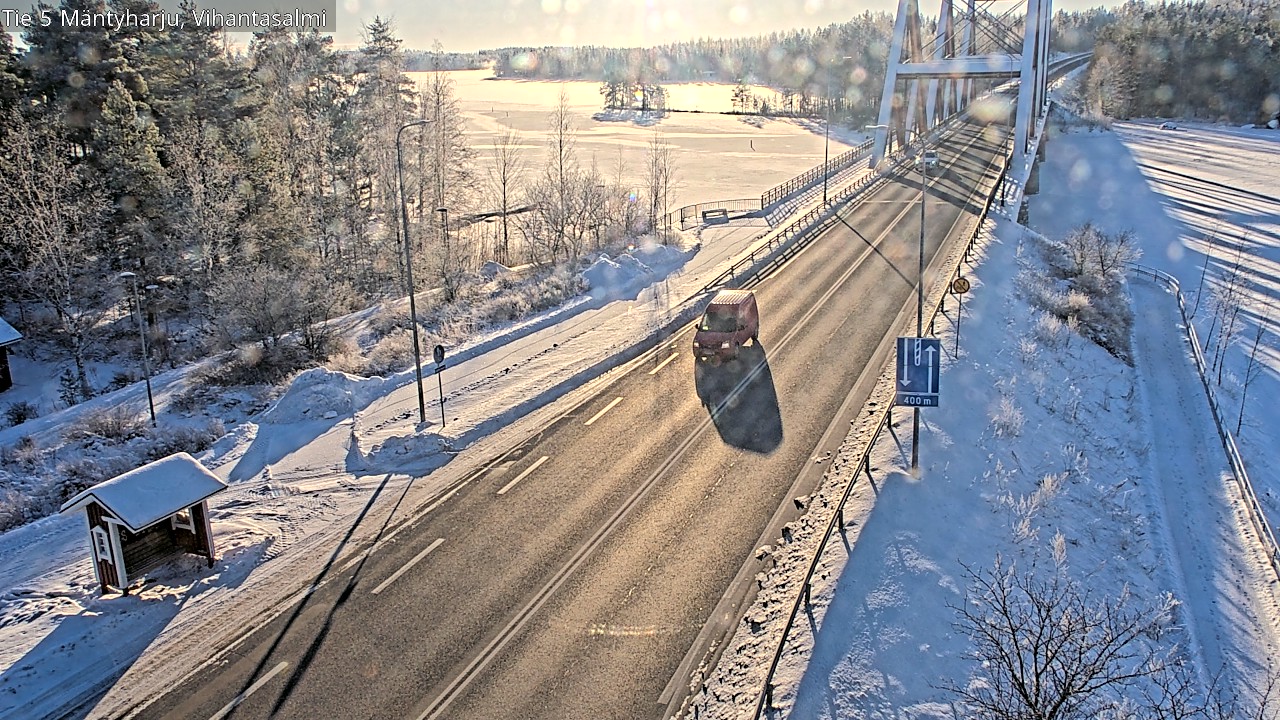 Weather Camera Image Road 5 Mäntyharju, Vihantasalm, Mäntyharju, Etelä-Savo