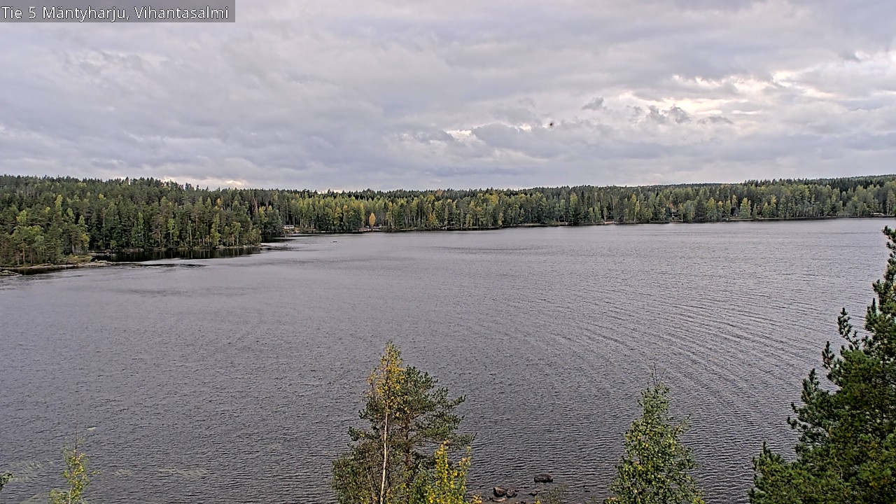 Weather Camera Image Väg 5 Mäntyharju, Vihantasal, Mäntyharju, Etelä-Savo