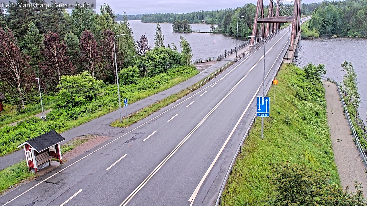 Weather Camera Image Road 5 Mäntyharju, Vihantasalm, Mäntyharju, Etelä-Savo