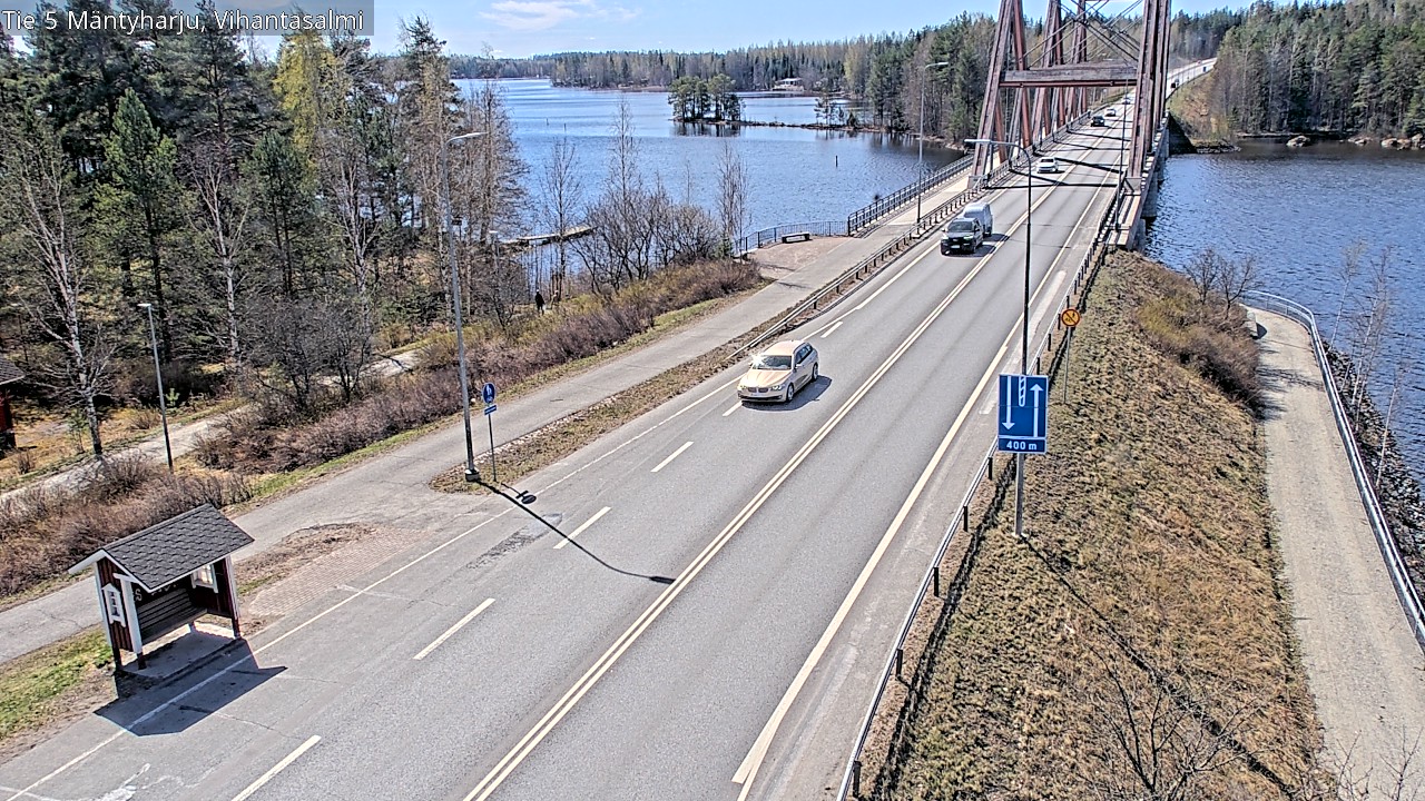 Weather Camera Image Road 5 Mäntyharju, Vihantasalm, Mäntyharju, Etelä-Savo