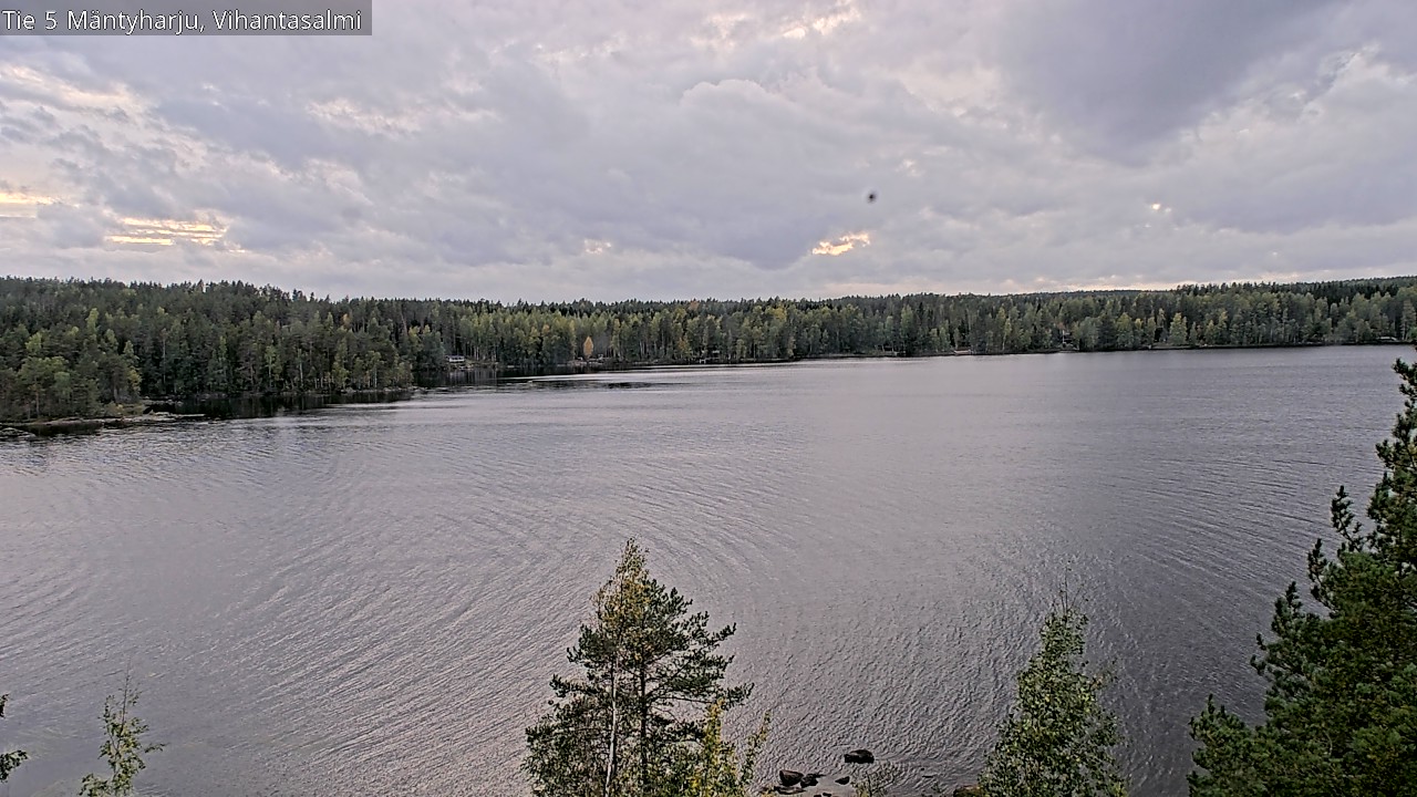 Weather Camera Image Väg 5 Mäntyharju, Vihantasal, Mäntyharju, Etelä-Savo