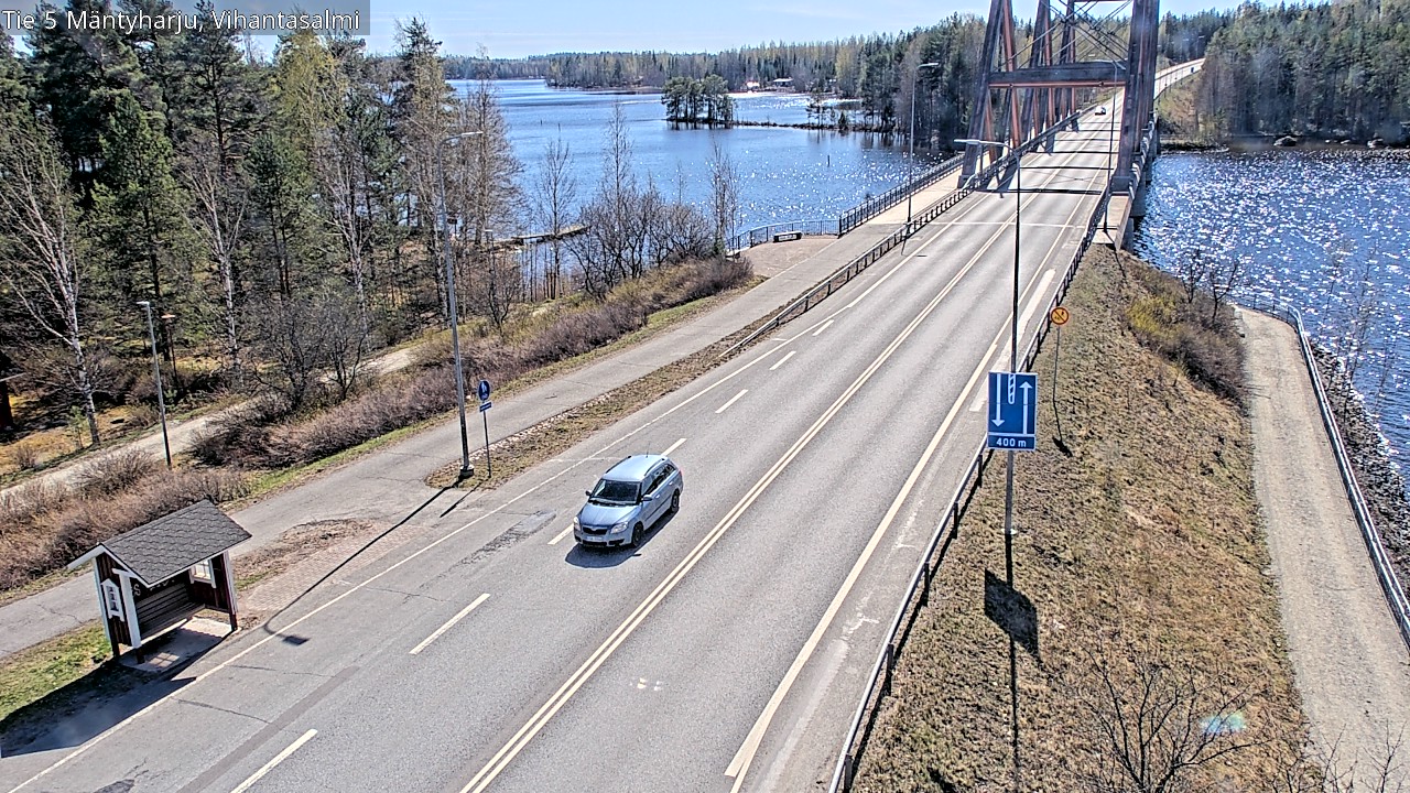 Weather Camera Image Road 5 Mäntyharju, Vihantasalm, Mäntyharju, Etelä-Savo