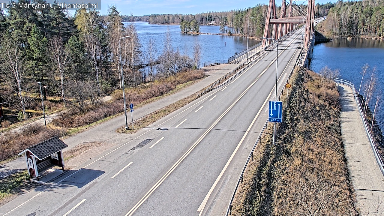 Weather Camera Image Road 5 Mäntyharju, Vihantasalm, Mäntyharju, Etelä-Savo