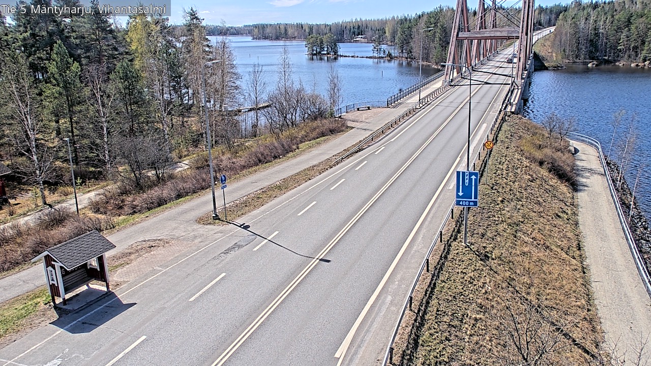 Weather Camera Image Road 5 Mäntyharju, Vihantasalm, Mäntyharju, Etelä-Savo