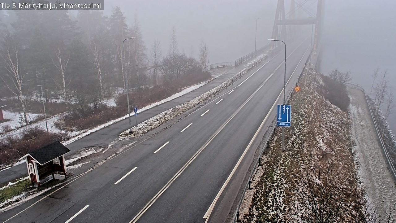 Weather Camera Image Road 5 Mäntyharju, Vihantasalm, Mäntyharju, Etelä-Savo