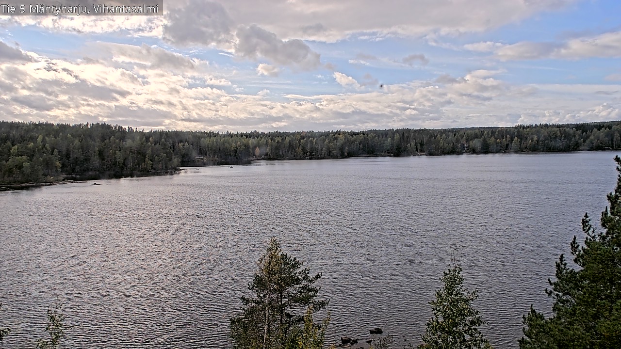 Weather Camera Image Väg 5 Mäntyharju, Vihantasal, Mäntyharju, Etelä-Savo