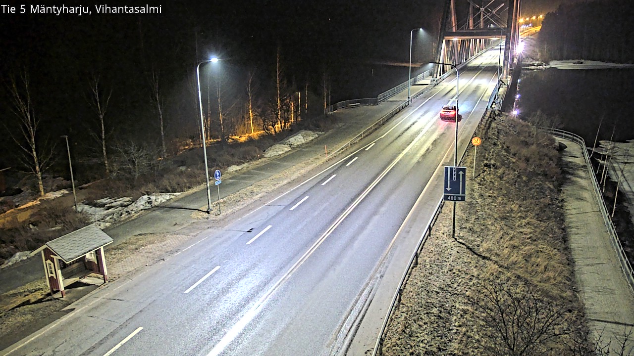 Weather Camera Image Väg 5 Mäntyharju, Vihantasal, Mäntyharju, Etelä-Savo