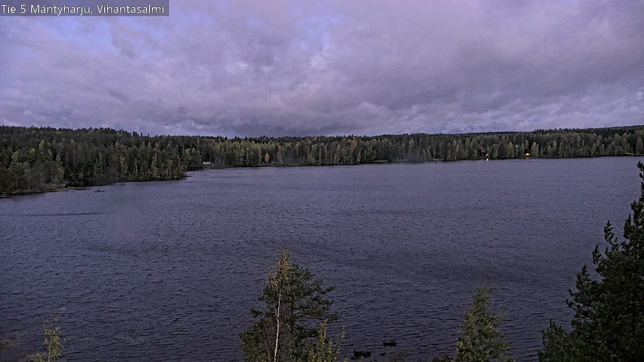 Weather Camera Image Väg 5 Mäntyharju, Vihantasal, Mäntyharju, Etelä-Savo