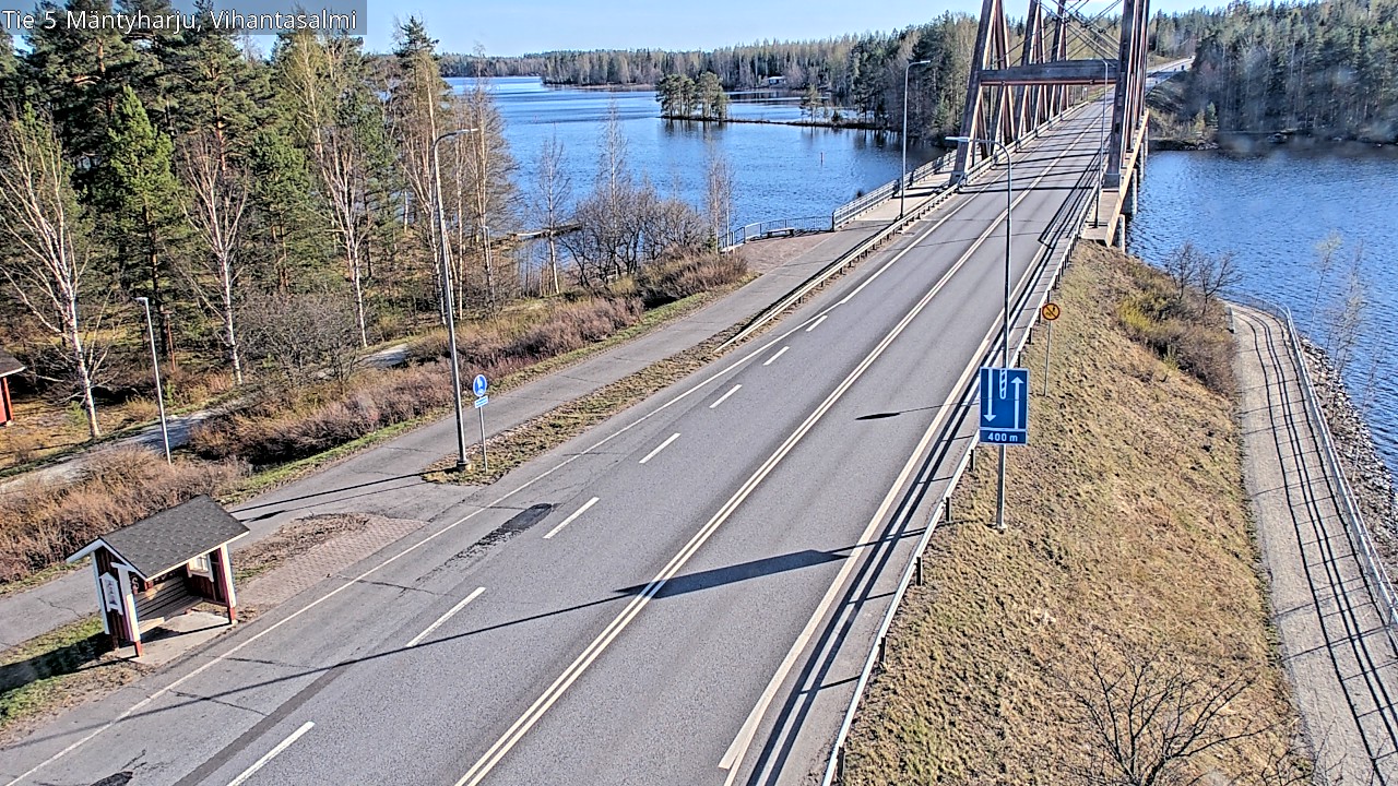 Weather Camera Image Road 5 Mäntyharju, Vihantasalm, Mäntyharju, Etelä-Savo