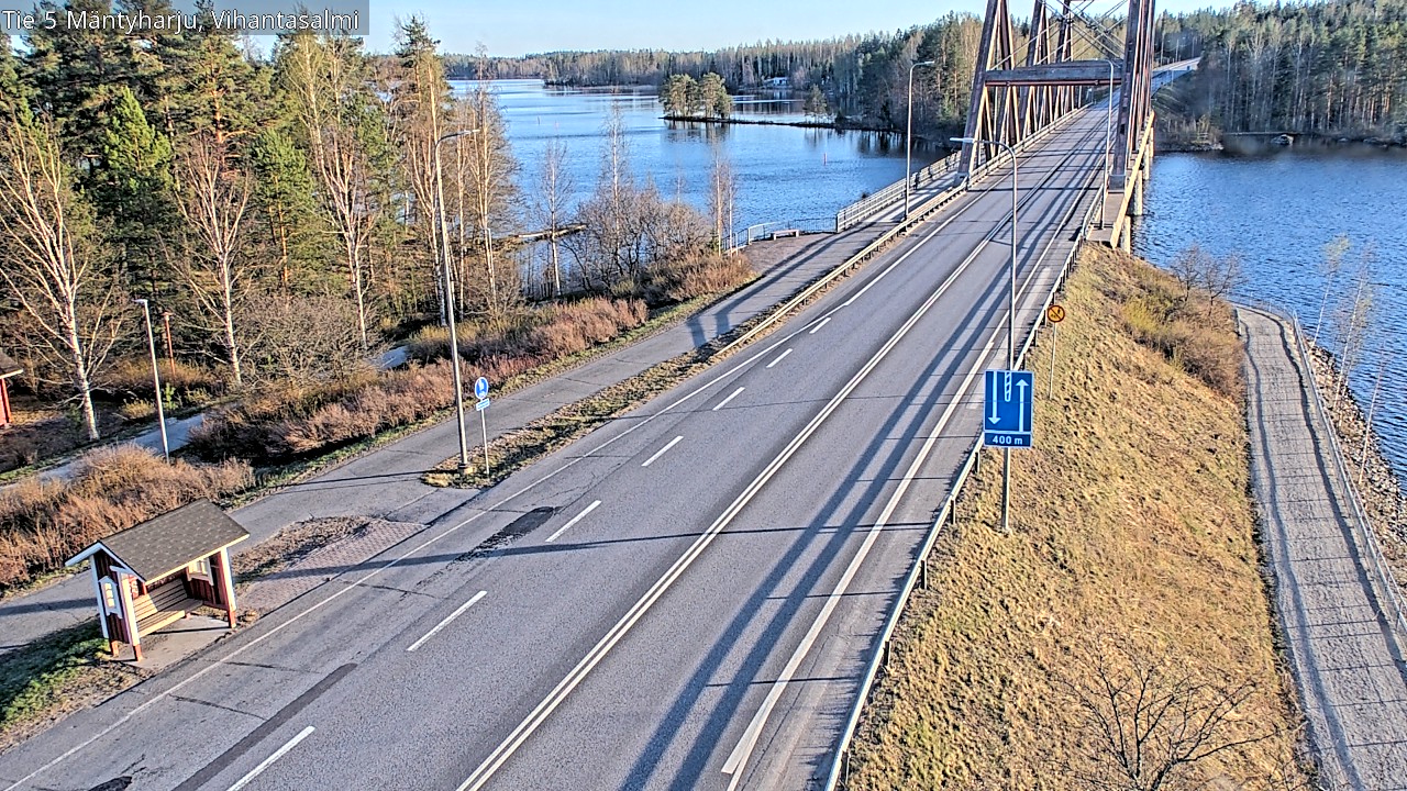 Weather Camera Image Road 5 Mäntyharju, Vihantasalm, Mäntyharju, Etelä-Savo