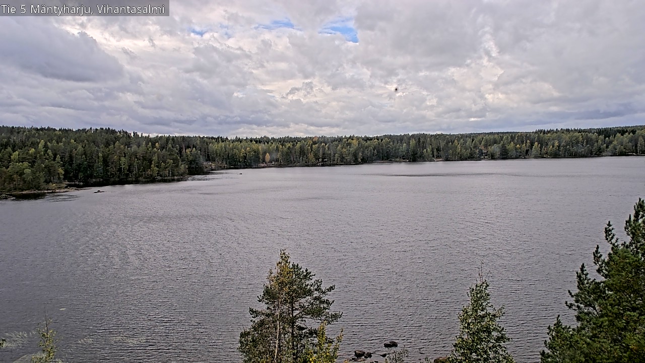 Weather Camera Image Väg 5 Mäntyharju, Vihantasal, Mäntyharju, Etelä-Savo