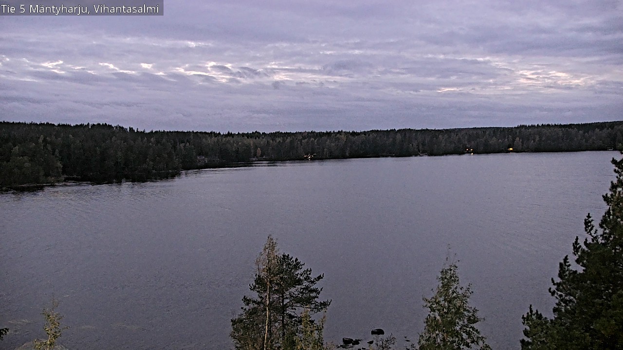 Weather Camera Image Väg 5 Mäntyharju, Vihantasal, Mäntyharju, Etelä-Savo