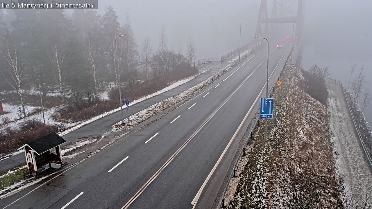 Weather Camera Image Road 5 Mäntyharju, Vihantasalm, Mäntyharju, Etelä-Savo