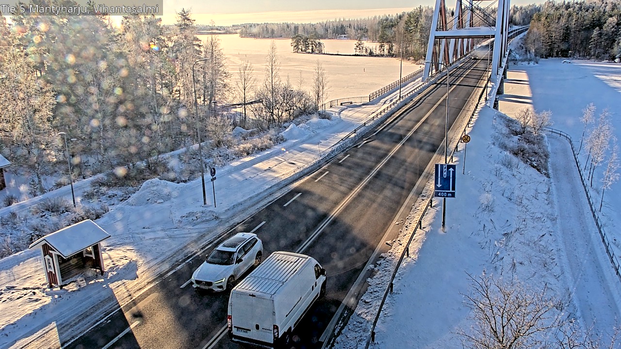 Weather Camera Image Road 5 Mäntyharju, Vihantasalm, Mäntyharju, Etelä-Savo
